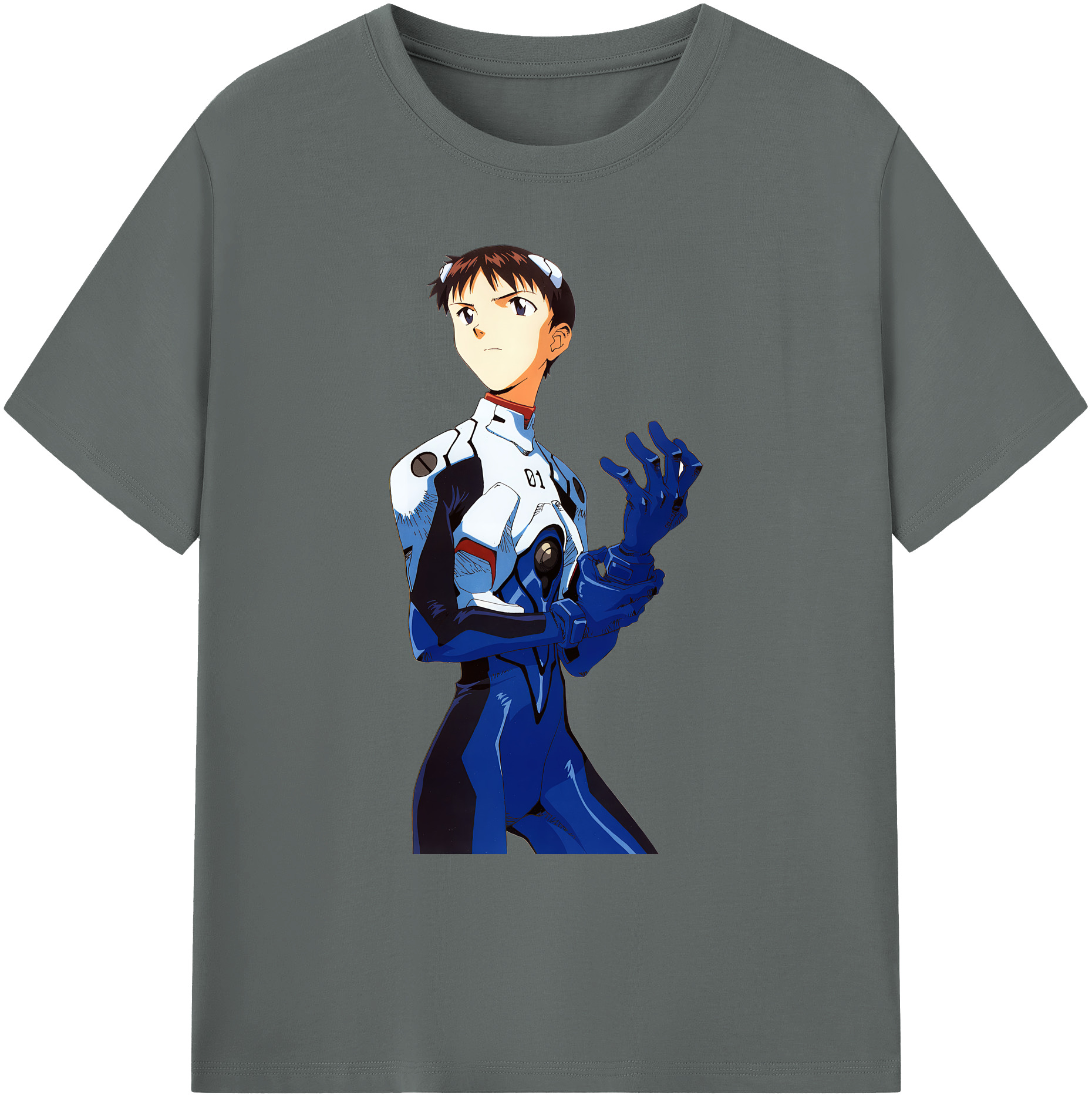 （画像用） EVA 新世紀エヴァンゲリオン 綿100％ メンズ半袖Tシャツ｜肌触りやわらか＆通気性